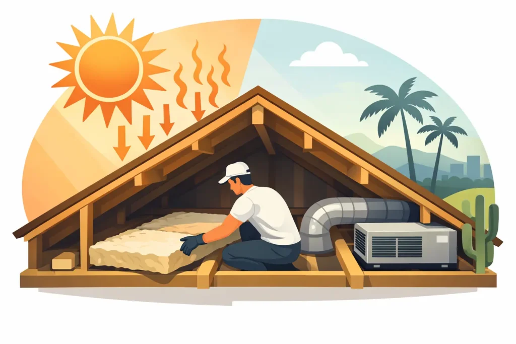Best Attic Insulation for Hot Climates