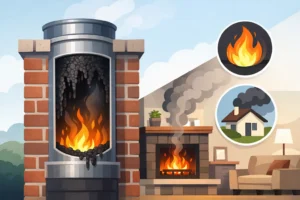 Creosote Buildup Dangers Every Homeowner Should Know - On Time Home Experts - On Time Home Experts Air Duct Cleaning Chimney Cleaning Dryer Vent Cleaning Attic Insulation Background Checked & Drug Tested Skilled and Trained Technicians 972-433-9636 2026 2026 Air Duct | Chimney | Dryer Vent Cleaning | Attic Insulation