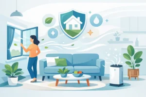 How to Improve Indoor Air Quality at Home - On Time Home Experts - On Time Home Experts Air Duct Cleaning Chimney Cleaning Dryer Vent Cleaning Attic Insulation Background Checked & Drug Tested Skilled and Trained Technicians 972-433-9636 2026 2026 Air Duct | Chimney | Dryer Vent Cleaning | Attic Insulation