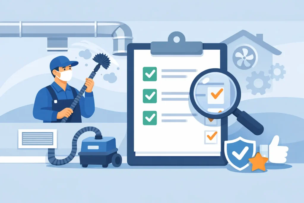 Air Duct Cleaning Service Review Checklist