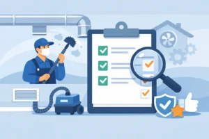 Air Duct Cleaning Service Review Checklist - On Time Home Experts - On Time Home Experts Air Duct Cleaning Chimney Cleaning Dryer Vent Cleaning Attic Insulation Background Checked & Drug Tested Skilled and Trained Technicians 972-433-9636 2026 2026 Air Duct | Chimney | Dryer Vent Cleaning | Attic Insulation