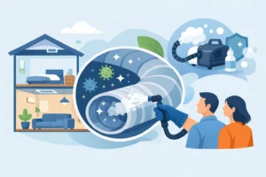 Air Duct Sanitizing Process Explained for Homeowners - On Time Home Experts - On Time Home Experts Air Duct Cleaning Chimney Cleaning Dryer Vent Cleaning Attic Insulation Background Checked & Drug Tested Skilled and Trained Technicians 972-433-9636 2026 2026 Air Duct | Chimney | Dryer Vent Cleaning | Attic Insulation