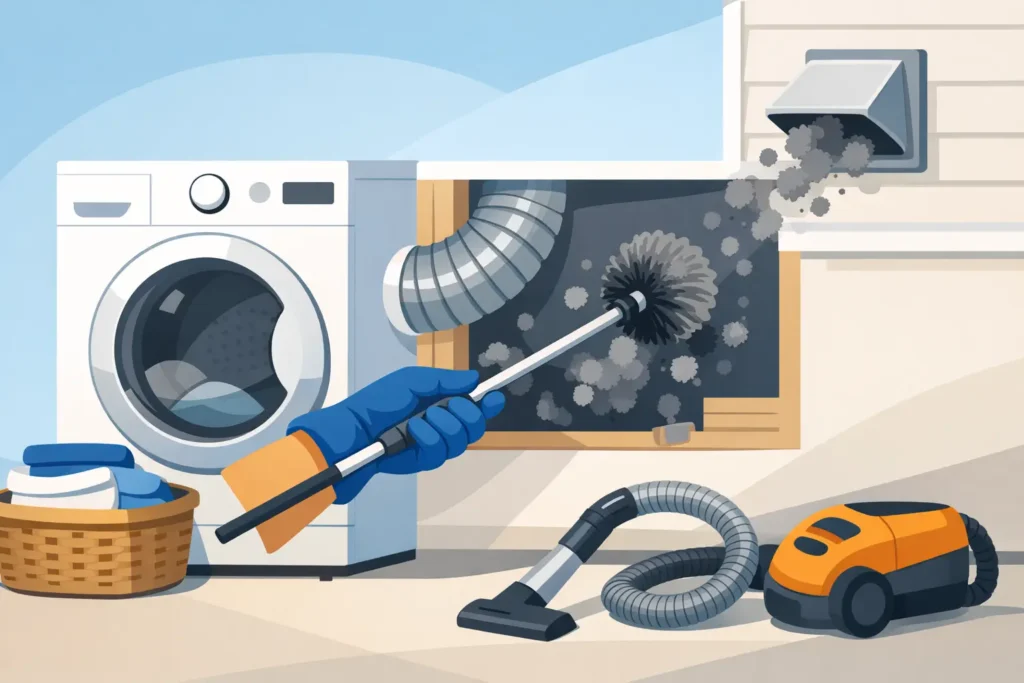 How to Clean Dryer Vent the Right Way