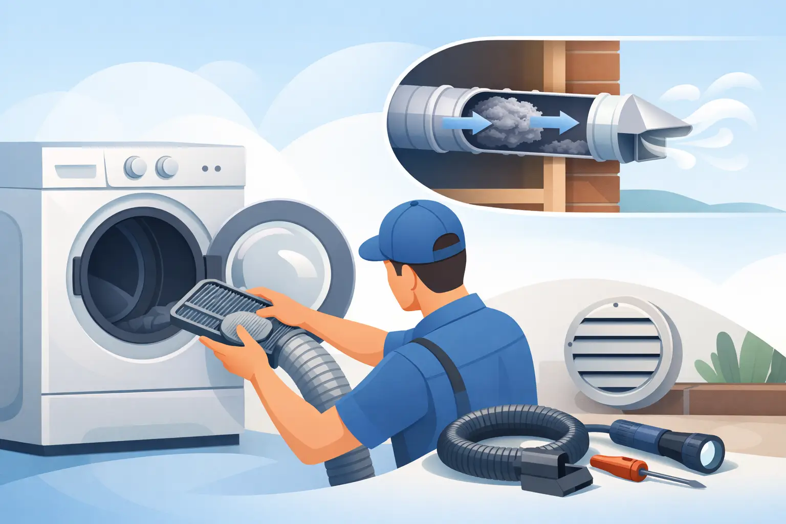 How to Fix Poor Dryer Vent Airflow Safely - On Time Home Experts 2026 2026