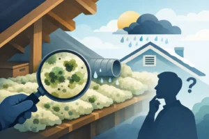 Can Attic Insulation Get Moldy What to Do - On Time Home Experts - On Time Home Experts Air Duct Cleaning Chimney Cleaning Dryer Vent Cleaning Attic Insulation Background Checked & Drug Tested Skilled and Trained Technicians 972-433-9636 2026 2026 Air Duct | Chimney | Dryer Vent Cleaning | Attic Insulation