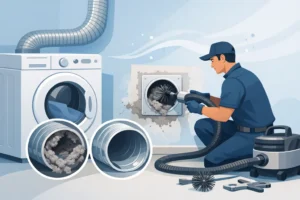 When Dryer Vents Need Professional Cleaning - On Time Home Experts - On Time Home Experts Air Duct Cleaning Chimney Cleaning Dryer Vent Cleaning Attic Insulation Background Checked & Drug Tested Skilled and Trained Technicians 972-433-9636 2026 2026 Air Duct | Chimney | Dryer Vent Cleaning | Attic Insulation