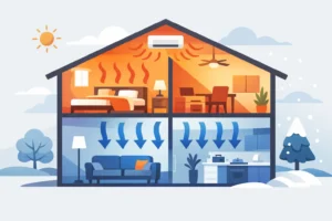 Why Uneven Room Temperatures Upstairs Happen - On Time Home Experts - On Time Home Experts Air Duct Cleaning Chimney Cleaning Dryer Vent Cleaning Attic Insulation Background Checked & Drug Tested Skilled and Trained Technicians 972-433-9636 2026 2026 Air Duct | Chimney | Dryer Vent Cleaning | Attic Insulation