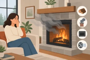 Why Does a Fireplace Smell Smoky Causes and Fixes - On Time Home Experts - On Time Home Experts Air Duct Cleaning Chimney Cleaning Dryer Vent Cleaning Attic Insulation Background Checked & Drug Tested Skilled and Trained Technicians 972-433-9636 2026 2026 Air Duct | Chimney | Dryer Vent Cleaning | Attic Insulation