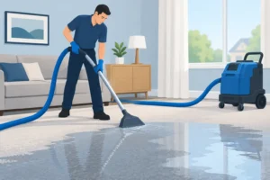 How to Handle Wet Carpet After Flooding Safely - On Time Home Experts - On Time Home Experts Air Duct Cleaning Chimney Cleaning Dryer Vent Cleaning Attic Insulation Background Checked & Drug Tested Skilled and Trained Technicians 972-433-9636 2026 2026 Air Duct | Chimney | Dryer Vent Cleaning | Attic Insulation