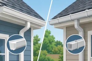 Seamless Versus Sectional Gutters Compared - On Time Home Experts - On Time Home Experts Air Duct Cleaning Chimney Cleaning Dryer Vent Cleaning Attic Insulation Background Checked & Drug Tested Skilled and Trained Technicians 972-433-9636 2026 2026 Air Duct | Chimney | Dryer Vent Cleaning | Attic Insulation