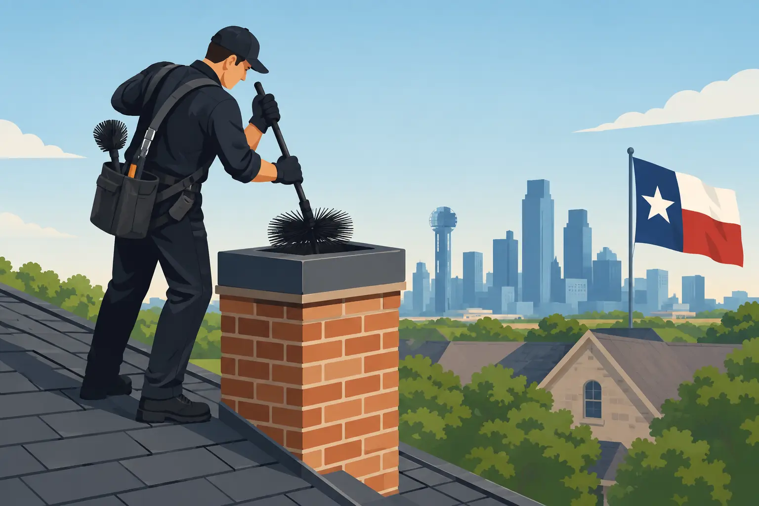 When Should You Call Chimney Sweeps in Texas - On Time Home Experts 2026 2026